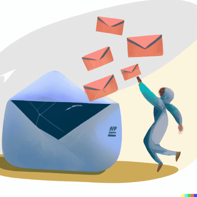 E-Mails getting forwarded, digital art